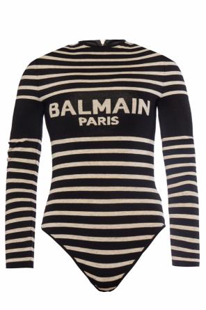 Wzorzyste body z długim rękawem, zdjęcie 1 Wzorzyste body z długim rękawem od Balmain